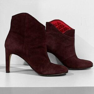 SIGERSON MORRISON Unity Booties Dark Purple Size 6